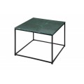 Art-deco designový konferenční stolek Elements z mramoru v zelené barvě 50cm