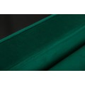 Art-deco luxusní zelená lenoška Damisela se sametovým potahem 196cm