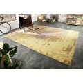 Orientální vkusný koberec Adassil žluté barvy s industriálním nádechem 350cm