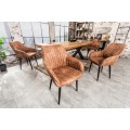 Designová židle Timeless Comfort hnědá