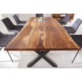 Industriální designový jídelní stůl Steele Craft z masivního palisandrového dřeva 200cm
