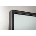 Moderní designové obdélníkové nástěnné zrcadlo Cambell v černém rámu 160cm