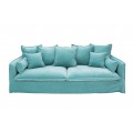 Designov&aacute; sedačka Heaven samet aqua