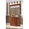 Luxusní rustikální šatní nástěnné zrcadlo CASTILLA v klasickém stylu 122cm