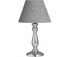 Chromová stolní lampa Fewlson rustikální 37cm