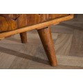 Nadčasový noční stolek Mozaika z masivního dřeva palisandr