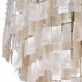 Luxusní perleťový lustr Nacre v bledém odstínu 60cm
