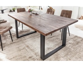 Industriální jídelní stůl Morgana z akáciového dřeva 160cm
