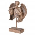 Jedinečná soška Anděl z pryskyřice v hnědém odstínu 42cm