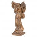 Luxusní dekorace Praying Angel z pryskyřice ve zlaté barvě 42cm