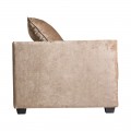 Art-deco luxusní sedačka Tergo v zlatohnědým odstínu 227cm