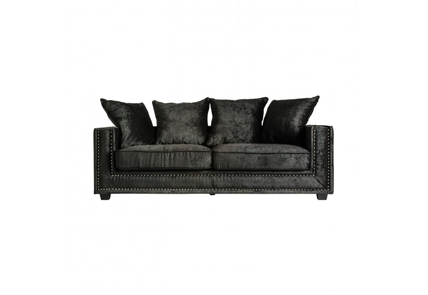 Luxusn&iacute; sedačka TERGO čern&aacute;