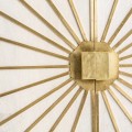 Art-deco luxusní komoda Prem v bílem krémovém odstínu se zlatými prvky 96cm 