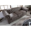 Chesterfield sedačka v šedé barvě Chesterfield Grau 200cm