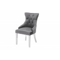 Z&aacute;meck&aacute; chesterfield židle Eleanor v &scaron;ed&eacute; barvě ze sametu 97cm s klepadlem
