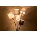 Moderní stojací lampa Elegans z kovu s pěti stínítky 176cm