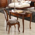 Luxusní rustikální čalouněná jídelní židle Castilla