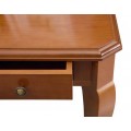 Luxusní rustikální zdobený pracovní stolek RUSTICA se zásuvkami