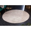 Vintage kruhový koberec Adassil béžové barvy 150cm