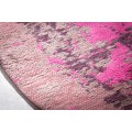 Designový kruhový koberec Adassil z bavlny růžovo-béžové barvy 150cm
