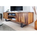 Moderní elegantní TV stolek Fire and Earth 160cm ze dřeva sheesham