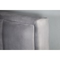 Moderní čalouněná manželská postel Everson v šedé barvě 180x200cm