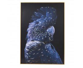 Stylový nástěnný obraz Right Blue Parrot 142 cm