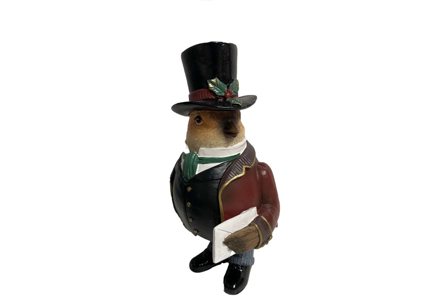 Designov&aacute; v&aacute;nočn&iacute; so&scaron;ka WIndsor Vrabec Peter nese dobr&eacute; zpr&aacute;vy domů 17cm