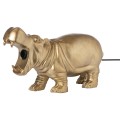 Designová stolní lampa Hippopotama s atypickým provedením v podobě zlatého hrocha