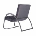 Modern&iacute; křeslo Jetta v ergonomick&eacute;m tvaru se &scaron;ed&yacute;m čalouněn&iacute;m s kovovou konstrukc&iacute; 96cm