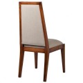 Koloniální jídelní židle DARK RICH s čalouněním 103cm