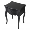 Luxusní zámecký noční stolek Antic Nero