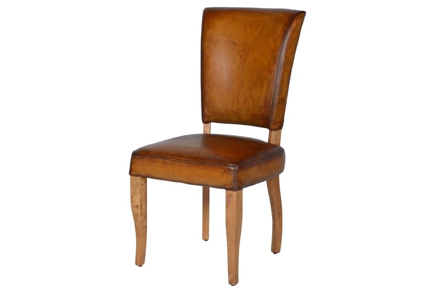 Exkluzivní kožená jídelní židle Pelle