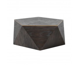 Designový černý konferenční stolek Ramia ve tvaru pětiúhelníku 100 cm