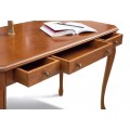 Luxusní rustikální psací stolek CASTILLA stolek se třemi zásuvkami  112cm