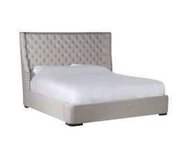 Moderní manželská postel Exhibit v bílé barvě super king size 227cm
