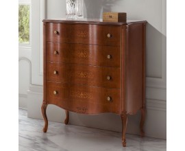 Luxusní rustikální komoda RUSTICA vyřezávaná klasický styl 74cm