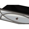 Art-deco luxusní zrcadlový konferenční stolek Padme na nožkách se šuplíky 120cm