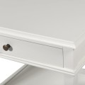 Provensálský noční stolek Amarante se zásuvkou v bílé barvě 60cm