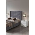 Moderní luxusní manželská postel Frida s úložným prostorem 150-180cm