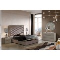 Luxusní chesterfield manželská postel Melody s čalouněním a s úložným prostorem 150-180cm