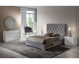 Exkluzivní chesterfield postel Melisa s čalouněním a s úložným prostorem 150-180cm