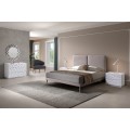 Moderní čalouněná manželská postel Lara s úložným prostorem 140-180cm