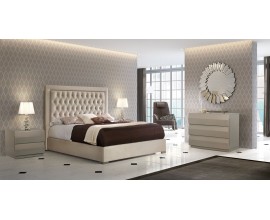 Chesterfield luxusní manželská postel Adagio s čalouněním as kovovými nožičkami 150-180cm