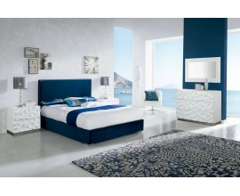 Luxusní postel CRISTINA se sametovým čalouněním 200 cm