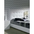 Elegantní postel PATRICIA s koženým čalouněním a úložným prostorem 200 cm