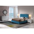 Moderní čalouněná postel Carla s úložným prostorem 90-180cm