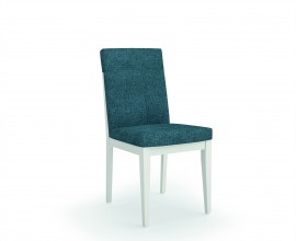 Designová moderní jídelní židle Cerdena z masivu s textilním čalouněním 96cm