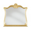 Barokní luxusní závěsné zrcadlo Pasiones se zlatým ozdobným rámem 105cm