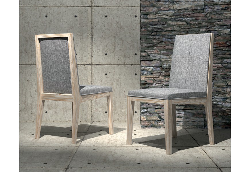 Elegantní jídelní židle Rodas v moderním provedení s vysokým masivním rámem
